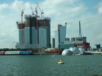 Interessante Hochäuser im Bau, Rotterdam