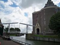 Einfahrt zum alten Hafen in Enkhuizen 