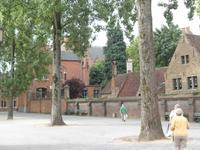 Ausflug nach Brügge, auf dem Weg in die Stadt