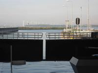 die Scleuse leicht geöffnet