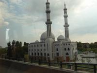 aus dem Bus am Wege fotografiert