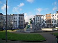 Während der Stadtrundfahrt in Antwerpen