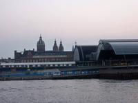 Ankunft am Abend in Amsterdam