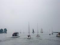 Wir verlassen den Hafen von Enkhuizen.