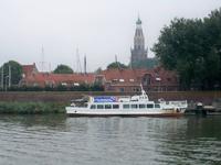 Wir verlassen den Hafen von Enkhuizen.