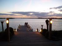 Abendstimmung am Hotel