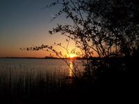 Abendstimmung am Hotel