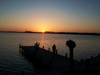 Abendstimmung am Hotel