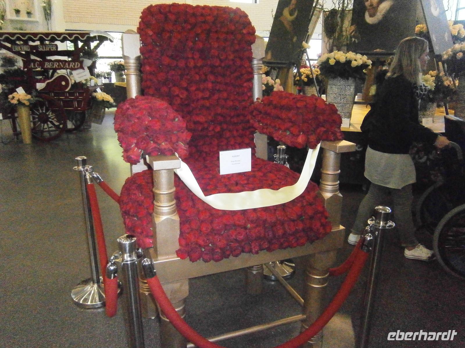 Ein Thron aus Rosen