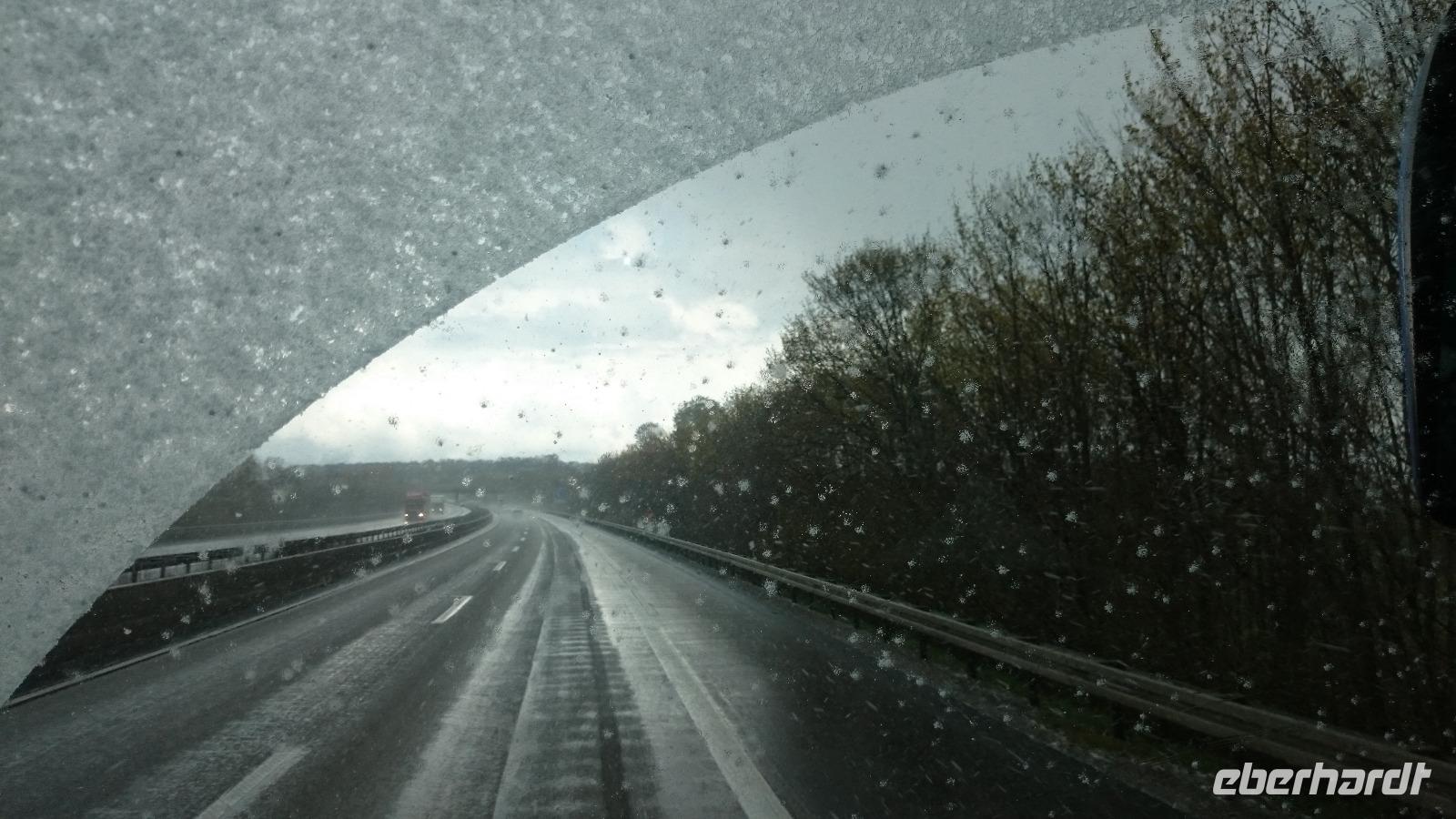 Schneefall im Sauerland