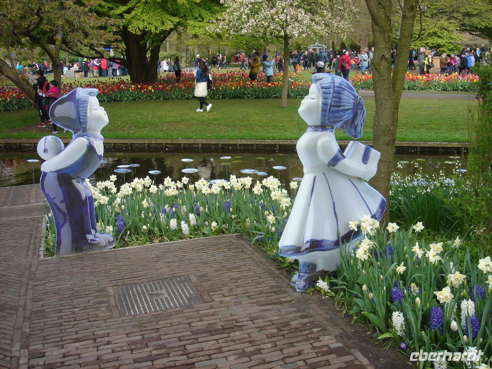 Delft und Tulpen auf dem Keukenhof