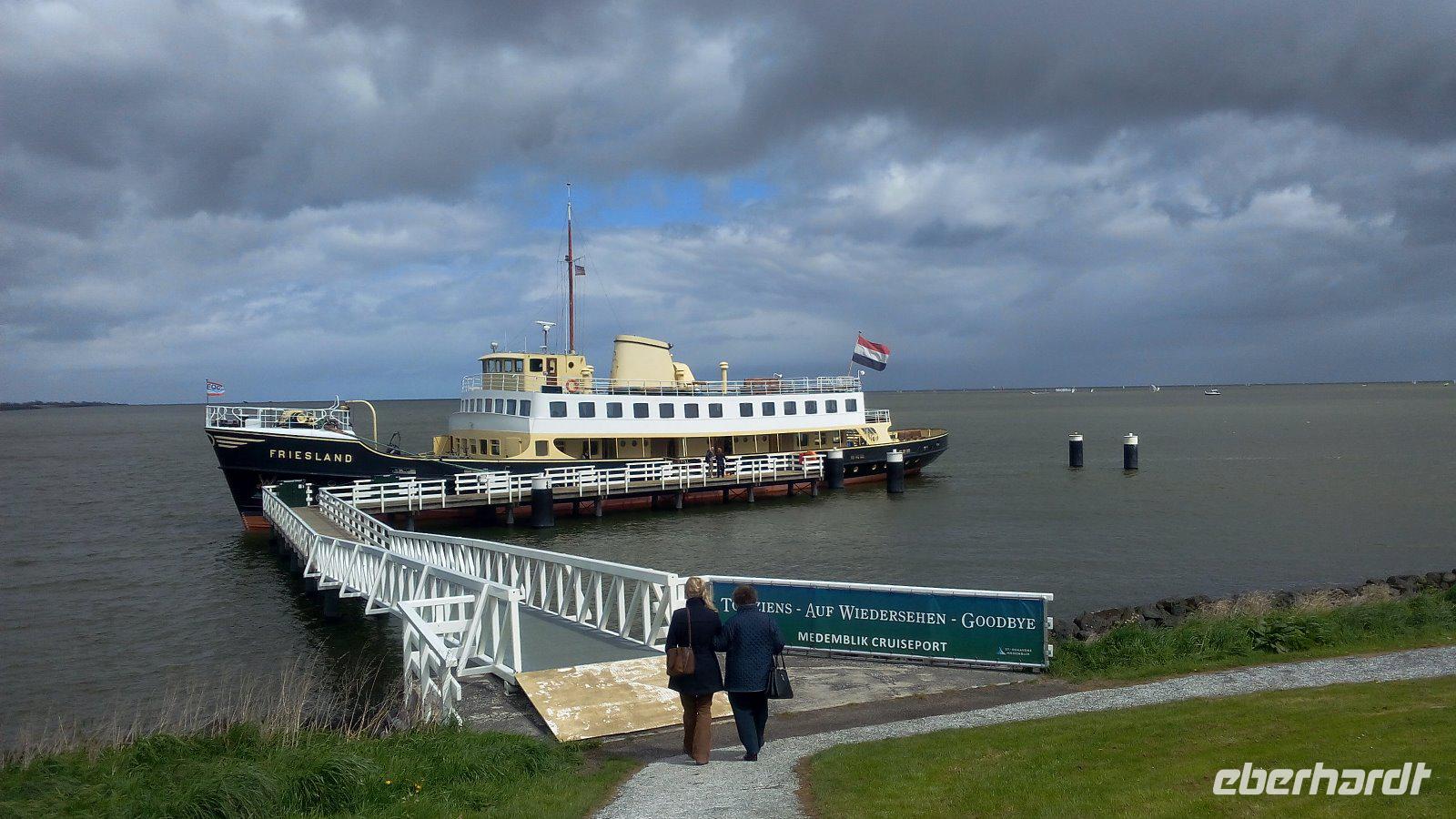 Mit dem Schiff von Medemblik nach Enkhuizen