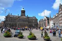 009 Amsterdam, auf dem Damm, mit Neuer Kirche und Altem Rathaus