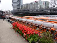 Amsterdam - Anlegestelle Grachtenrundfahrt