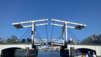 Amsterdam, Grachtenfahrt, Magere Brug