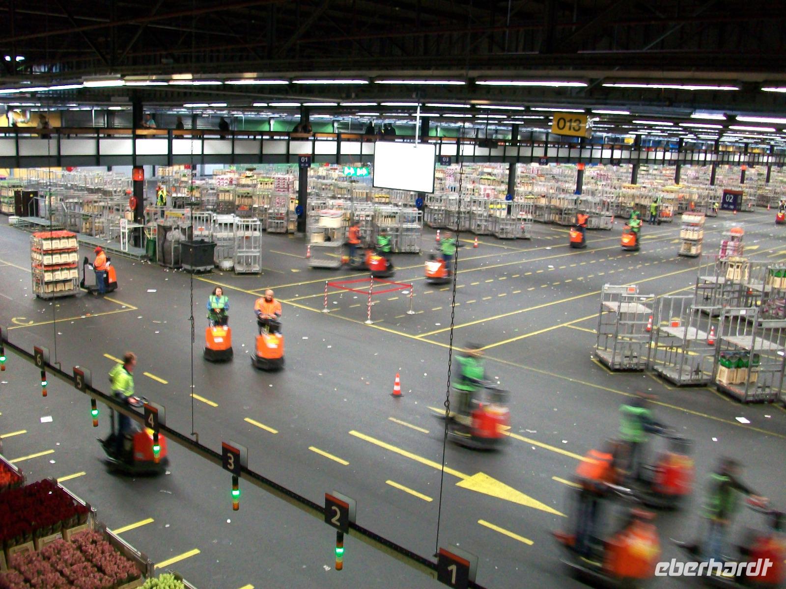 Blumenversteigerung in Aalsmeer 