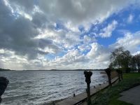 Blick vom Hotel aufs Wasser