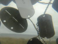 ... mit typischen Marken der Soldaten