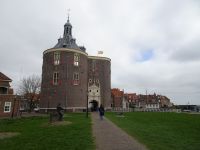 Enkhuizen - Drommedaris - Turm als Bestandteil der historischen Stadtmauer ...