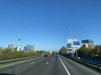 Fahrt, vorbei an Amsterdam