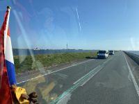 Fahrt u¨ber den Markerwaarddijk