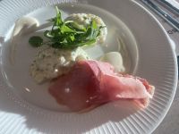 Kartoffelsalat mit Schinken