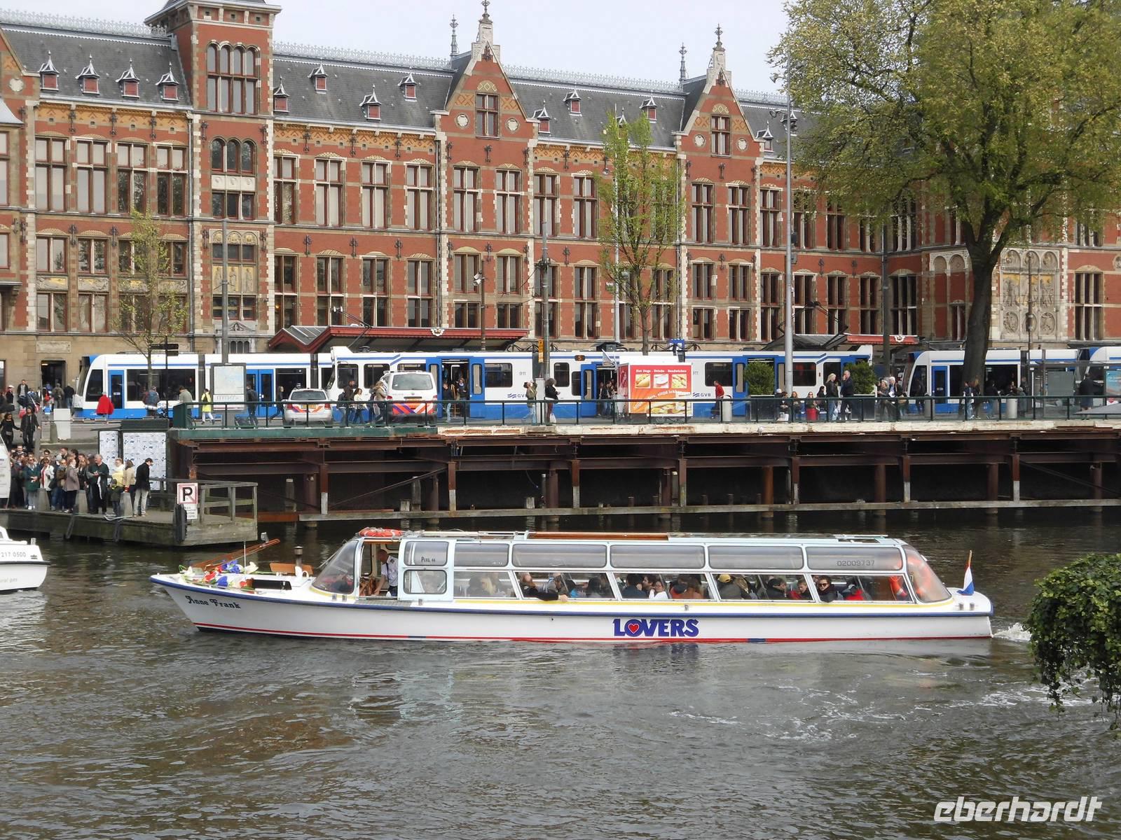 unterwegs im Grachtenboot