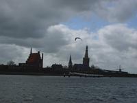 entschwindende Silhouette von Medemblik