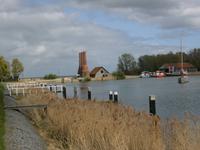 Hafen vom Freilichmuseum mit alten Kalkbrennöfen