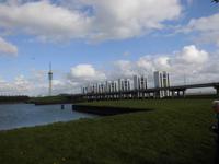 Schleusen des Hafens Lelystadt am Ijsselmeer