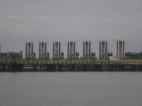 Die Schleuse am Maarkwaarderdeich