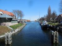 Kanal am Jachthafen von Medemblik