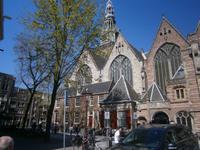 Amsterdam, Kirche in der Nähe unserer Schiffsanlegestelle