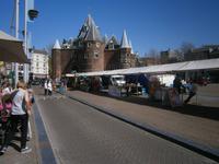 Marktstände in der Innenstadt abseits der Hauptstraße