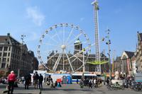 037 Amsterdam, Dam mit Magna Plaza und Neuer Kirche