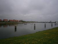 Abschlußdeich, an den Lorenz Sluizen