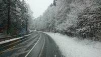 Anfahrt durch thüringer Schnee