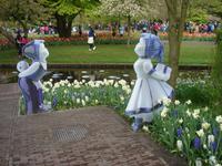 Delft und Tulpen auf dem Keukenhof