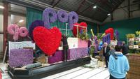 Poppig zum Blumenkorso