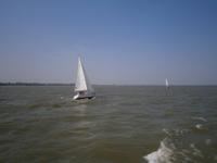 Segler hart am Wind