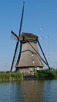 historische Windmühle in Kinderdijk