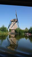 historische Windmühle in Kinderdijk