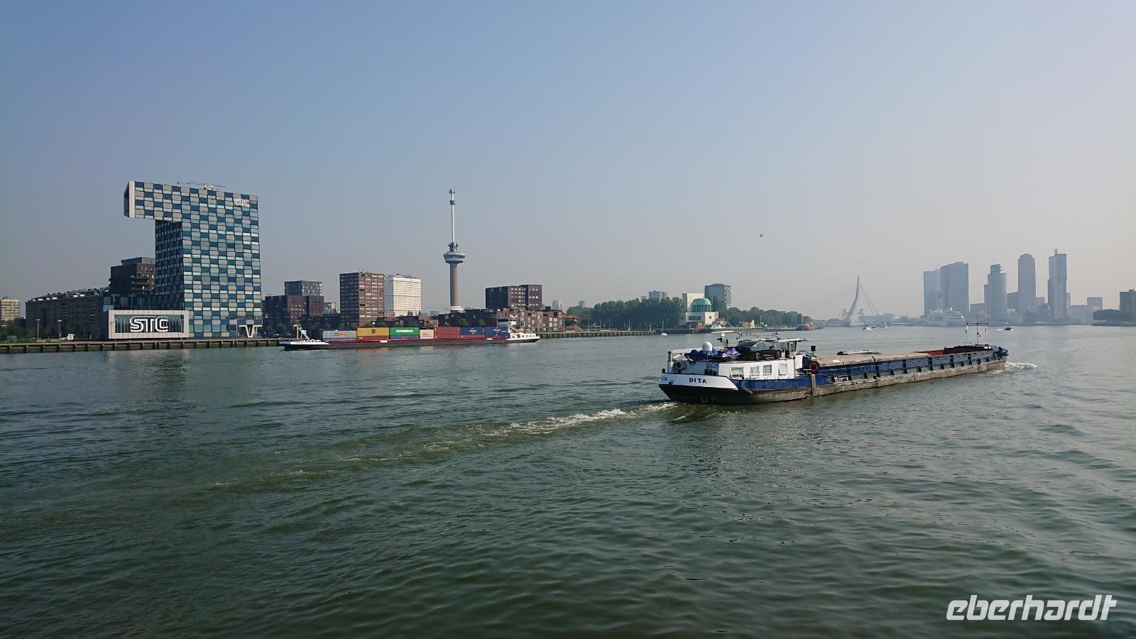 Rotterdam-Hafen vom Spido-Schiff