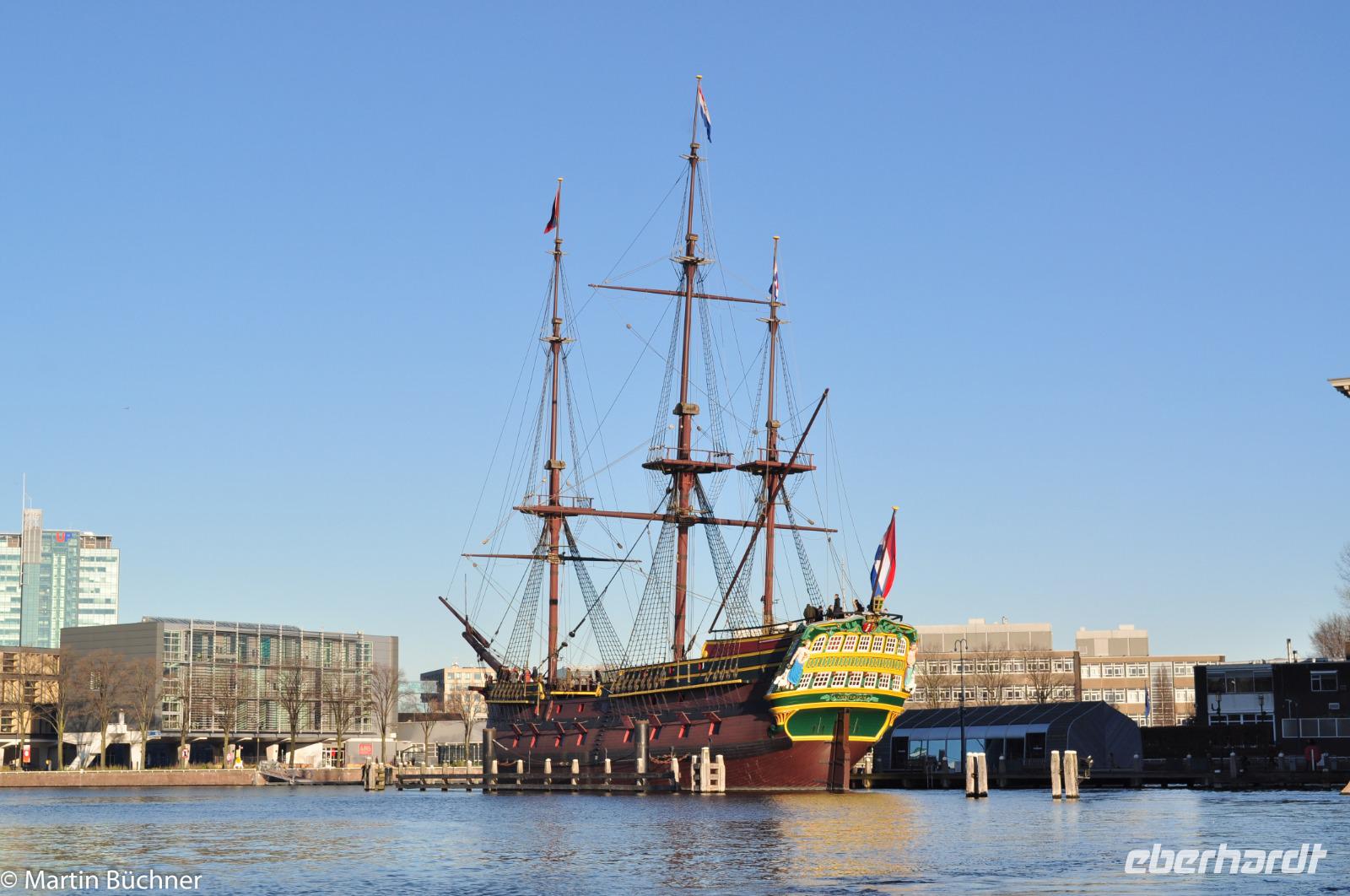 Amsterdam - Nachbau eines Seglers der Westindischen Kompanie (WIC)