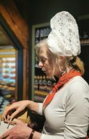 Frau Antje gibt es hier in allen Ausführungen, Zaanse Schans