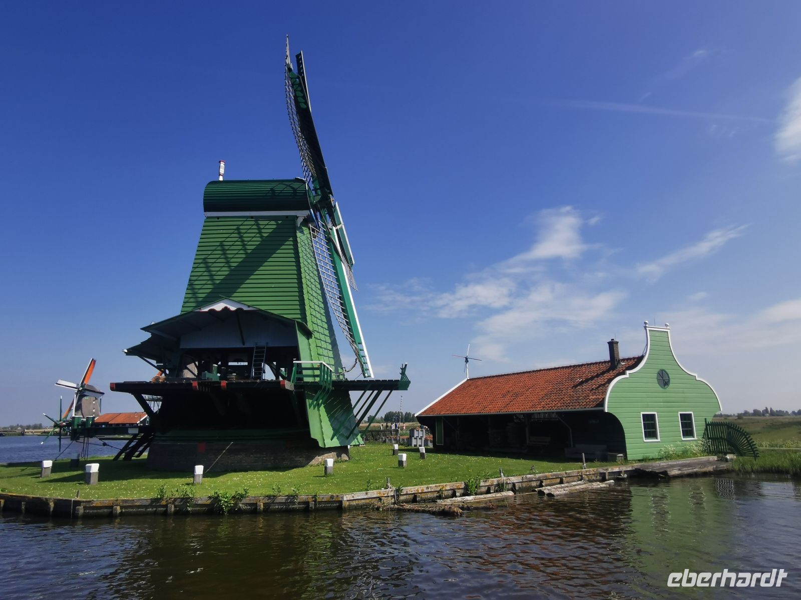 Die Mühlen von Zaanse Schans sind alle in Betrieb 