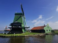 Die Mühlen von Zaanse Schans sind alle in Betrieb 