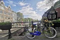 Es gibt in Amsterdam mehr Fahrräder als Einwohner