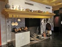 Feuerstelle im Rembrandthaus in Amsterdam