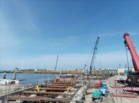 Den Over, Abschlussdeich, Kleine Schleuse vor dem Abschlussdeich